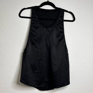 Women's Naked Zebra Black Tank Top Medium Sleeveless Unique Back